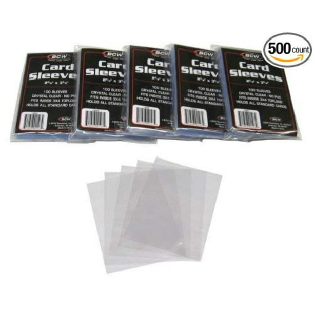 67x94mm Ultra Clear TitanShield Economical Soft Penny Card Sleeves 2-5/8” x 3-5/8” 500 Count 